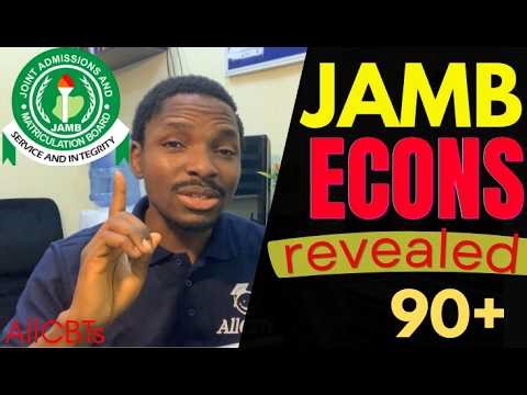 JAMB 2026 ECONOMICS Most Important Areas for 90+ | Likely Topics Revealed