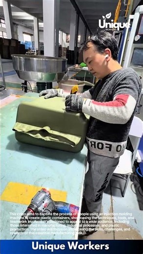 Plastic Injection Molding Process: Machine Shapes Molten Plastic into Product