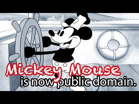 Steamboat Willie is in the public domain! An explainer for public domain Mickey Mouse.