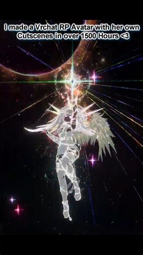 I made a VRChat RP Avatar with her own cutscenes. #vrchat #vfx #floppiii #animation #avatar