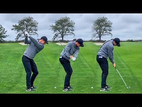 Rory Mcilroy Golf Swing - Iron Swing DTL - 2022 Slow Motion