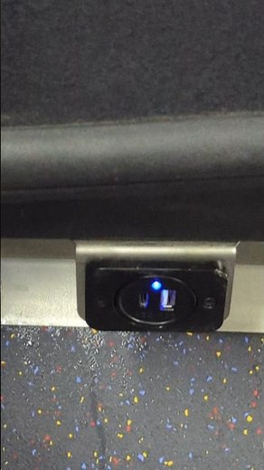 TTC just launched a new bus with type c and USB plug in their transit #transit #ttc #toronto #viral