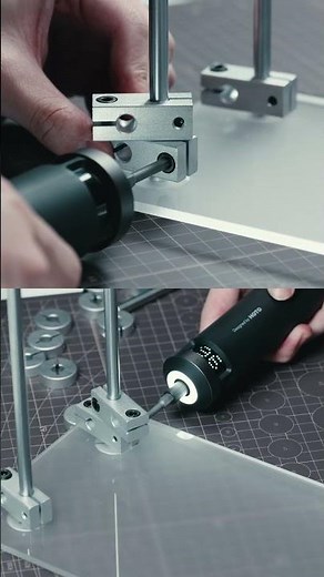 Assemble your desktop storage rack fast — HOTO PixelDrive gets every screw in place in seconds.