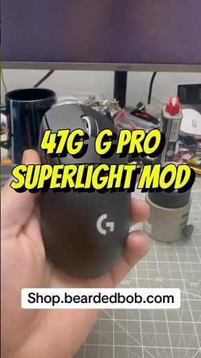 Mod Your Superlight 2: 58g to 47g 🎯 #logitechg