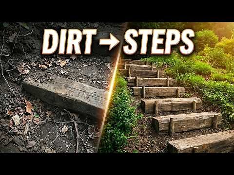 Stop Erosion Fast | Build Steps With Materials You Have