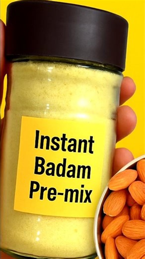 Instant Badam Premix Powder | Healthy Alternative for Tea & Coffee | Kids drink