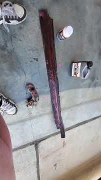 loctite rust jelly on a metal part for 76 trans am