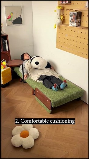 Compact Convertible Recliner Chair That Turns Into a Bed Small Space Solution #furniture