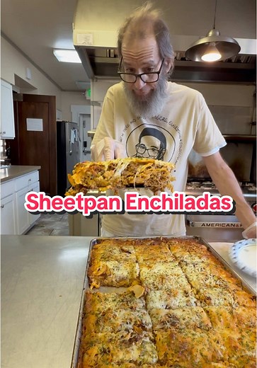 Sheetpan Enchiladas Recipe for Sorority Dinner