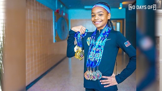 13-year-old Jordynn West has what it takes to win an Olympic gold 💪 | Whistle Sports