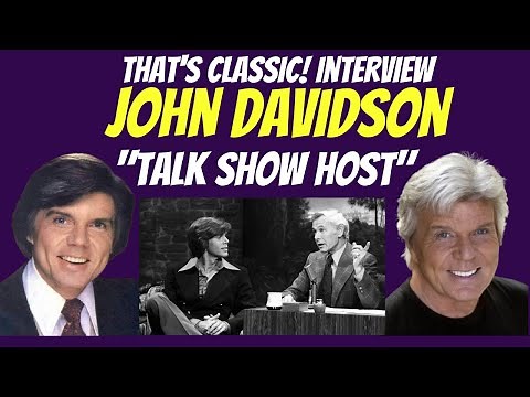 John Davidson, Tonight Show Host, "That's Incredible", Singer/Broadway Behind the Scenes Interview