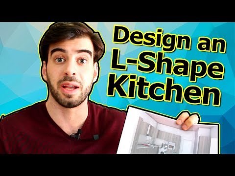 DESIGNED IN 8 MINUTES: L-Shape Kitchen With 2 Windows on One Wall - Non-Designer Designs #3
