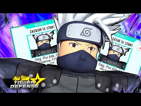 KAKASHI COM SUSANOO 6 ESTRELAS QUEBROU O ALL STAR TOWER DEFENSE - ROBLOX