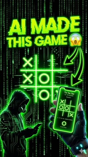 This tic tac Toe Game Will Go Viral 😳 | Make Game with AI on Phone