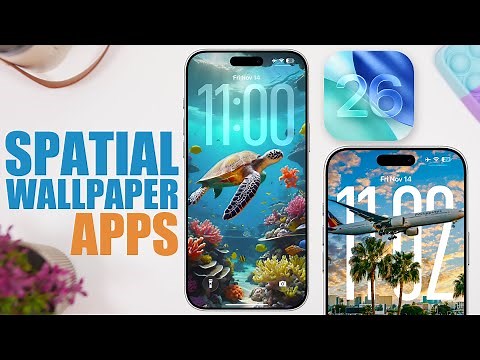 Best iOS 26 SPATIAL Wallpaper Apps !