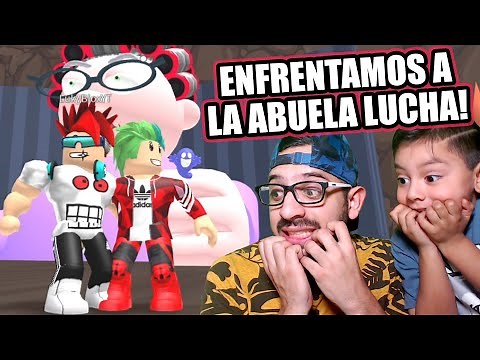 ENFRENTAMOS A LA ABUELA LUCHA | ENTRAMOS EN PORTALES DE ROBLOX | JUEGOS KARIM JUEGA