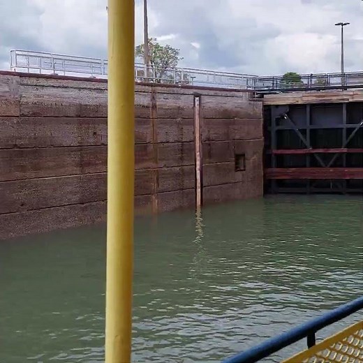 Inside the Soo Locks In Sault Ste Marie Michigan