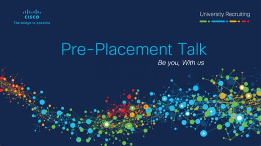 Cisco University Recruiting : Pre-Placement Talk - Cisco Video Portal
