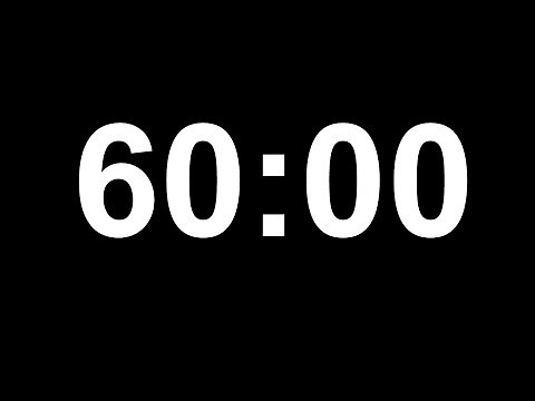 Đồng hồ đếm ngược 60 phút | 60 minutes count down timer | TS.BS.Vũ Duy Kiên