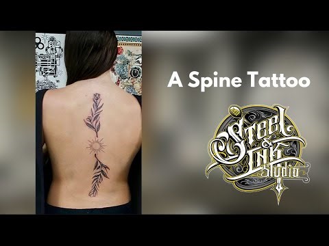 Getting a Spine Tattoo: Sun & Florals | Kristian’s Tattoo Journey