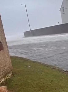 626K views · 2.5K reactions | Storm Eowyn: Troon is experiencing a bad storm surge which has seen areas like Wood Court flooded, wave overtopping will continue throughout the day so please avoid these areas ❌❌ | Ayrshire Daily News | Facebook