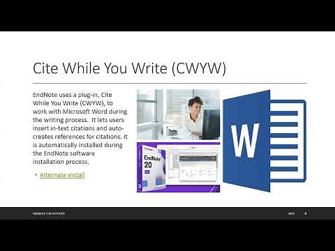 EndNote for Authors (Jan 2024)