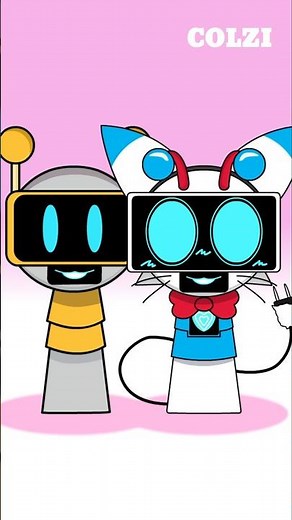 Sprunki Sprunklings Cattie meet Fun Bot phase 4 - Sprunki Incredibox #incredibox #animation #sprunki