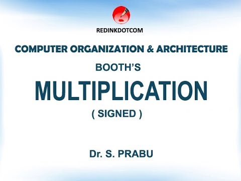 BOOTH's MULTIPLICATION -SIGNED NUMBER