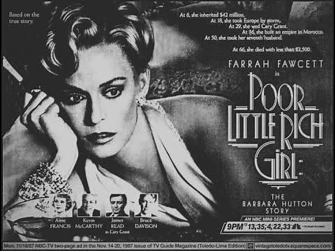 Farrah Fawcett | Poor Little Rich Girl: The Barbara Hutton Story (1987) Part 1