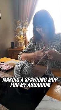 Making A spawning Mop #aquarium #aquariumfish #spawningmop #spawning