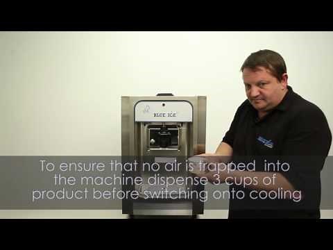 Blue Ice Cream Machines model T15 Training/Operating instructions