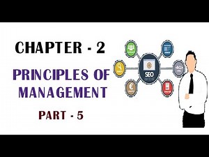 Principles of management part- 5 | Class -12 Business studies | Chapter - 5 | Animated |