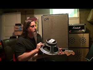 I Put A Vintage Clestion G12K-85 Speaker Into A Vintage Leslie Rotating Cabinet!! :-)