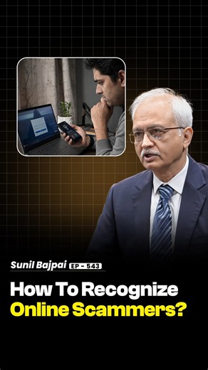 How to Recognize Online Scammers? | Sunil Bajpai - Raj Shamani #shorts