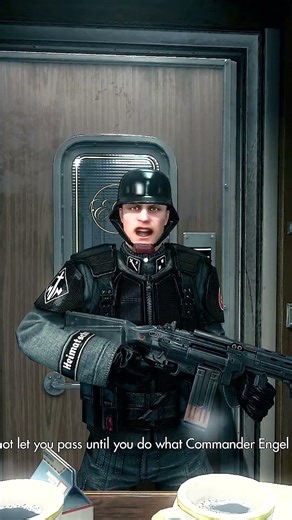 BLOCKED BY A ROBOT, A SOLDIER, AND A NAZI GENERAL IN THAT ORDER 😬