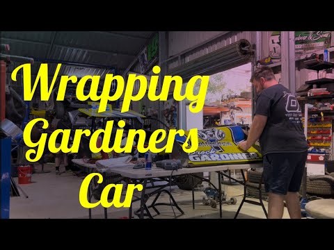 Wrapping Gardiner’s V8 Dirt Modified