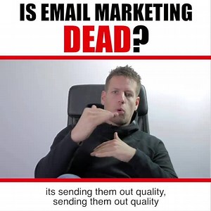 23 reactions | ?? IS EMAIL MARKETING DEAD?... It’s a question I get...