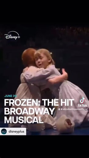 Elizabeth Lyons on Instagram: "Frozen: The Hit Broadway Musical, is still streaming on @disneyplus . I’m so proud to have been part of this amazing production as Young Elsa for nearly 2 years. From the music to costumes to the breathtaking visuals, the magic, the special effects and emotions in this show are truly unforgettable. Watch the movie and see the magic come to life! ❄️✨ #westend #youngelsa #disneyplus #actor #london"