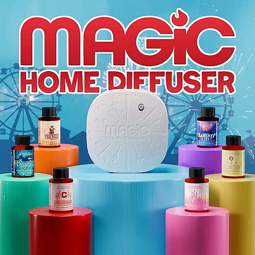 Magic Candle Company on Instagram: "💥 NEW: Magic Home Diffusers Are Here! Make the air in your home smell like a magical kingdom of pure bliss and allow our Magic Home Diffuser to fill your space with the scents of your happy place! #magiccandlecompany #homefragrance #fragrance #fragrancelover #fragrancecollection #smellssogood"