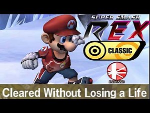 Super Smash REX Gameplay - Classic Mode with Mario (Intense) No Stock Loss