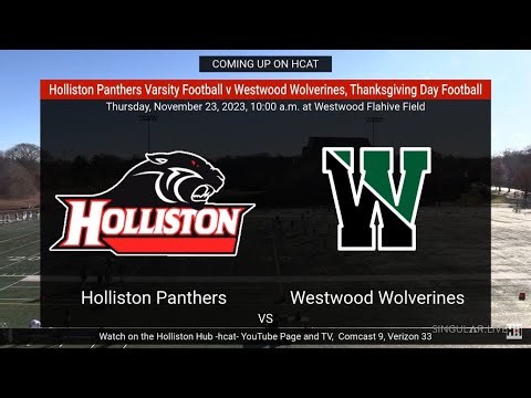 Holliston Varsity Football v Westwood- 11/23/2023