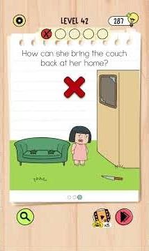 Brain Test 5 Level 42 | Walkthrough