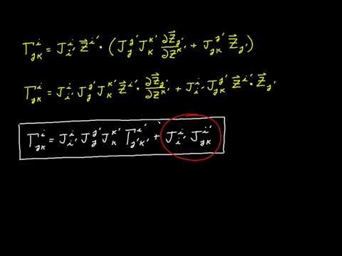 Video 29 - Christoffel Symbol Transformation