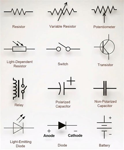 electrical symbol | electronic symbol | #shorts #itistudy #iti #viral #electrical