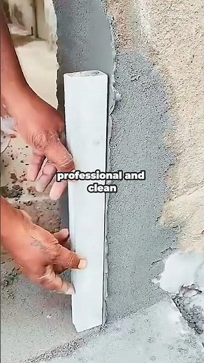 "Perfect Wall Corner Finishing Technique | Using a Corner Trowel for Smooth Plastering"