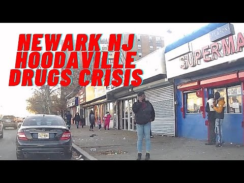 Newark NJ Hoodaville Town | Drugs Crisis Vs Crackhead In Every Corner