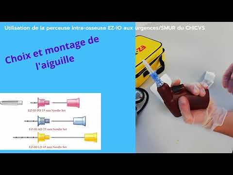 Utilisation de la perceuse Intra osseuse EZ IO aux urgencesSMUR du CHICVS 3