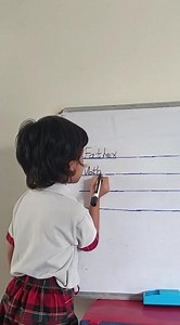 Shreeja | Learning to Write Words | Rise Play School Kakinada.