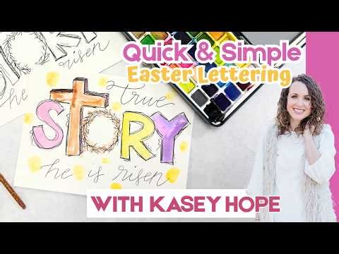 Easter Watercolor | Quick and Simple Tutorial