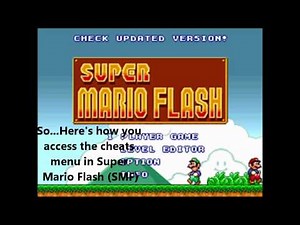 Super Mario Flash | How to access the Cheats Menu